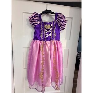 Disney Rapunzel Princess Dress Up Costume Purple Pink Gold Glitter Girls Size 3